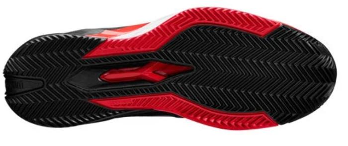 Wilson Rush Pro 4.5 Sandplatzschuh Herren / Schwarz-Rot